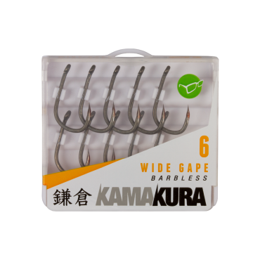 Korda Kamakura Wide Gape Barbless Size 4